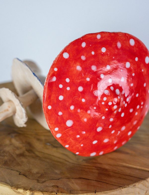 Grand champignon émaillé